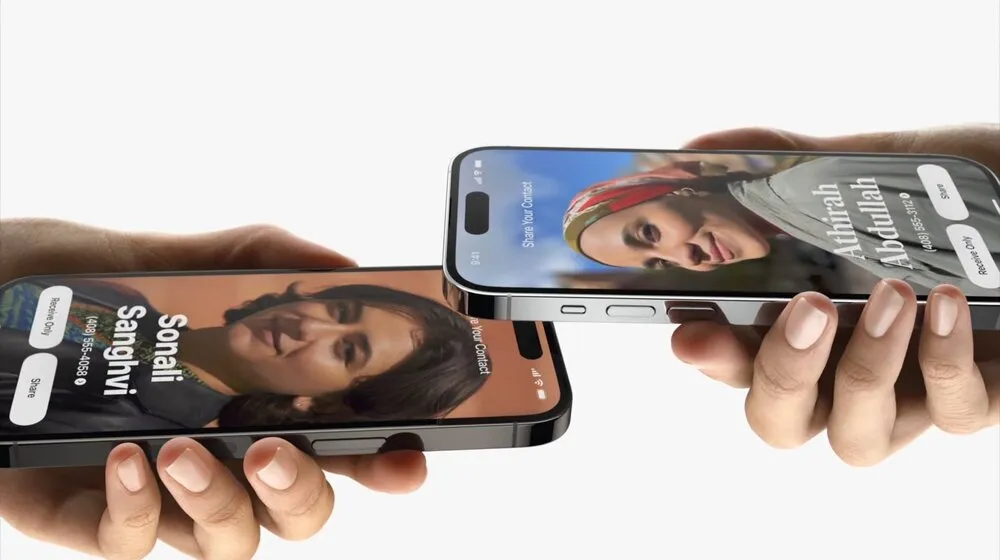 近距离分享功能示意图