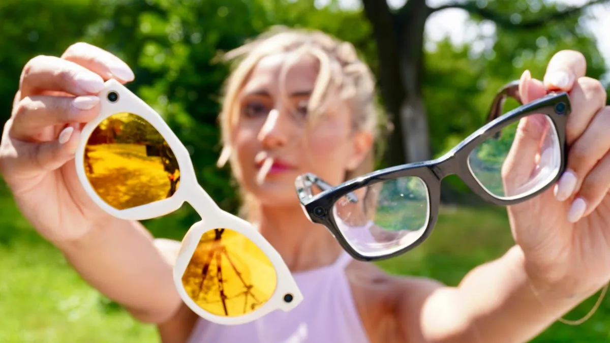 智能眼镜产品图