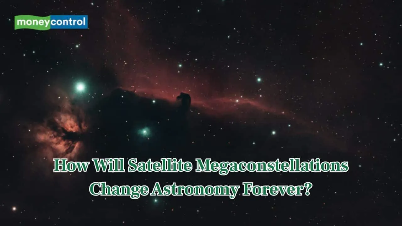 卫星巨型星座示意图