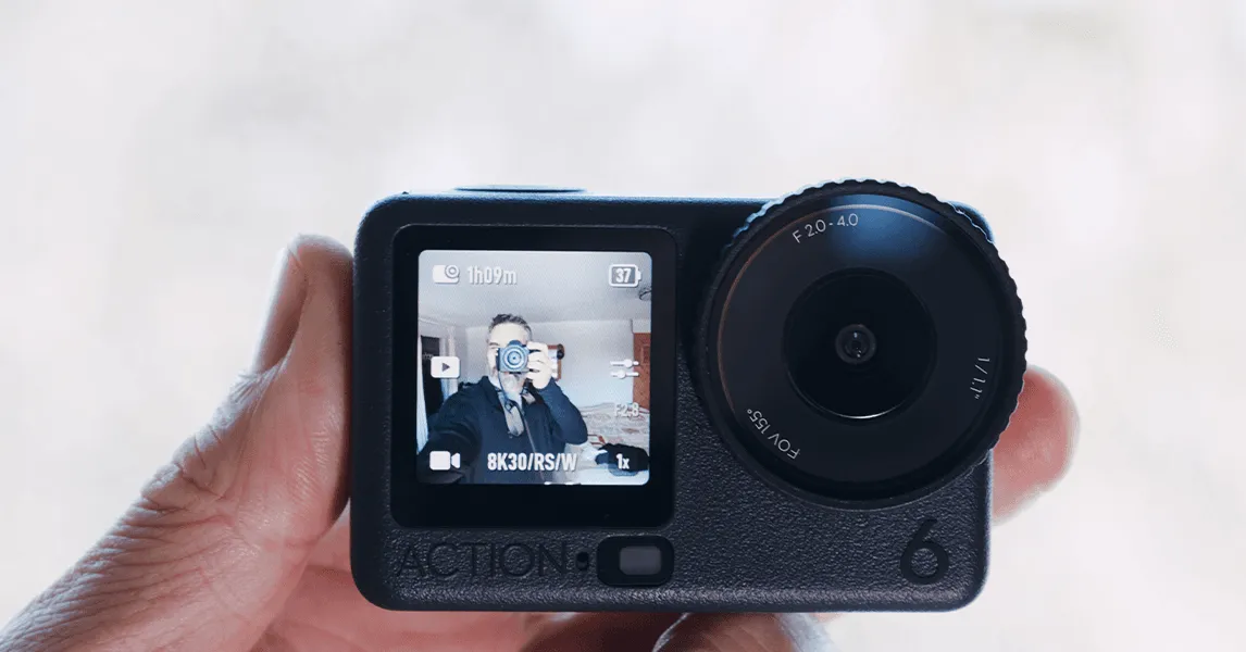 DJI Action 6 实拍视角