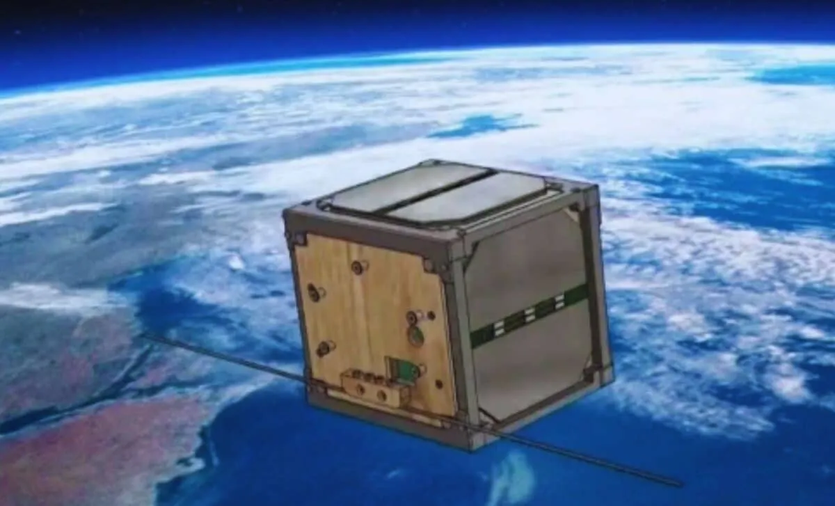 Wooden Satellite